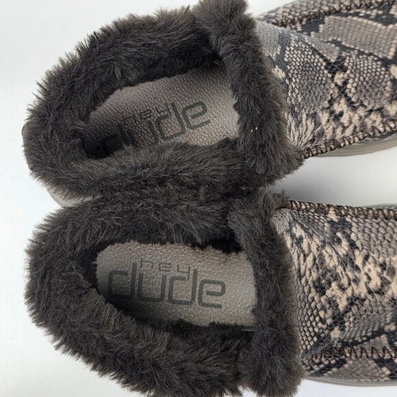 Hey Dude Denny Python Print Slip On Ankle Boot - 10 - Picture 8 of 12